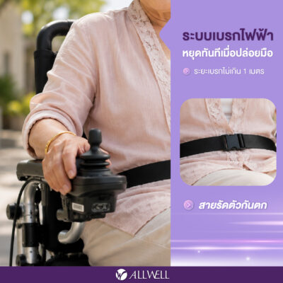 รถเข็นวีลแชร์ไฟฟ้า N5513A - Image 7