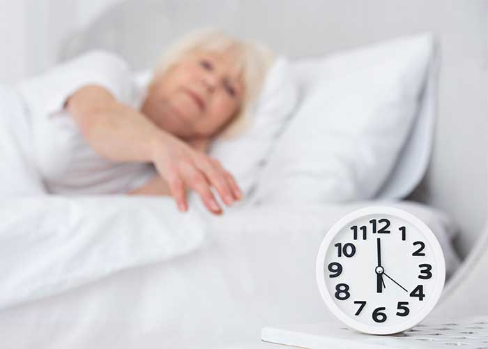 ผู้สูงอายุนอนไม่หลับ