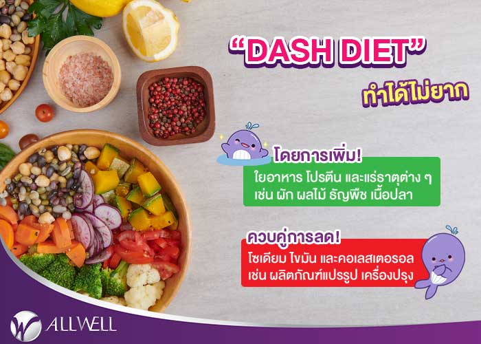 อาหารลดความดัน แบบ Dash Diet กินทุกวัน ความดันลด แบบไม่ต้องพึ่งยา!