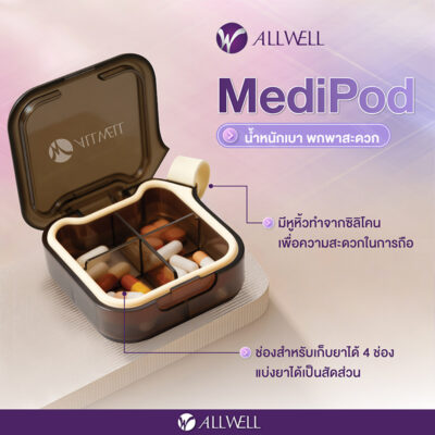 กล่องใส่ยา ALLWELL MediPod - Image 2