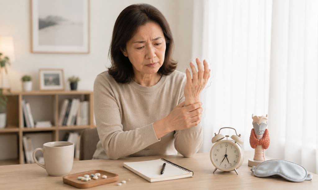 อาการมือสั่นในผู้สูงอายุ