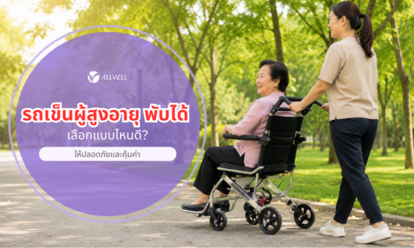รถเข็นผู้สูงอายุ พับได้