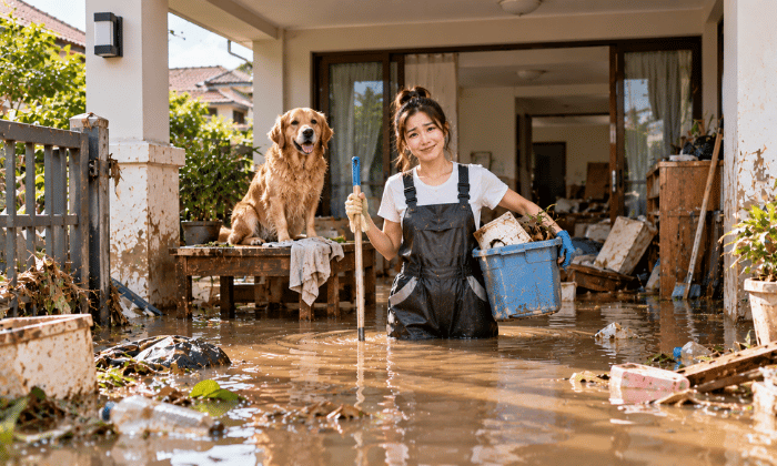 บ้านพังเสียหาย
